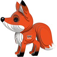 Eugy Fox 3D Cardboard Puzzle - 3D Puzzle