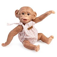 Guca 10305-3 Reborn Opička – realistická opička miminko s celovinylovým tělem – 25 cm - Doll