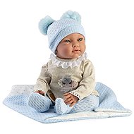 Guca 10269MB Marc – zátěžové realistické miminko se zvuky a měkkým látkovým tělem – 42 cm - Doll