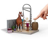 Schleich Sofiin mycí box pro koně 42792 - Figure and Accessory Set