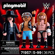 Playmobil 71957 WWE Attitude Era Multipack - Figure and Accessory Set
