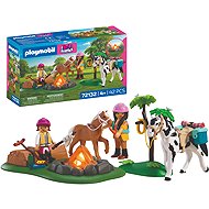 Playmobil 72132 Horse Riding with Campfire - Figure and Accessory Set