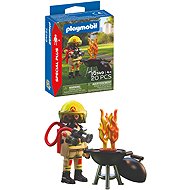 Playmobil 72149 Hasič u grilu - Figure and Accessory Set