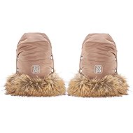 Zopa Winter Gloves Fluffy 2 Creamy Beige - Pushchair Gloves