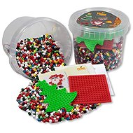 Hama Beads in a Bucket 4,000pcs Christmas MIDI - Perler Beads