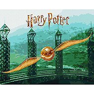 Ideyka Harry Potter Golden Snitch 40 × 50cm Metallic - Painting by Numbers