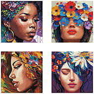 Diamond Dotz Mini Four Beauties - Diamond Painting