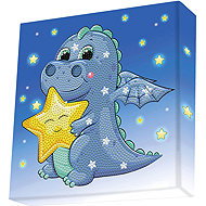 Diamond Dotz Dotzies Dragon's Time to Sleep - Diamond Painting