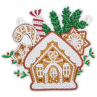 Diamond Dotz Gingerbread Hanger - Diamond Painting