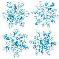 Diamond Dotz 4 Snowflakes - Diamond Painting