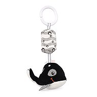 Zopa Sensory Hanging Toy Whale - Pushchair Toy