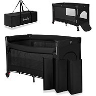 Lionelo Ellen Black Carbon - Cot