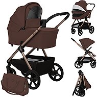 Lionelo Carmine 2-in-1 Brown Chocolate - Baby Buggy