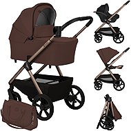Lionelo Carmine 3-in-1 Brown Chocolate - Baby Buggy
