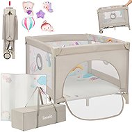 Lionelo Mille Plus Grey Beige - Baby Playpen