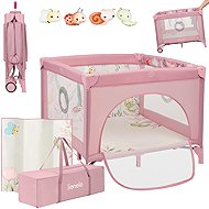 Lionelo Mille Plus Pink - Baby Playpen