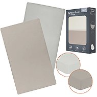 Lionelo Bamboo Sheet Off White Beige 118 × 60cm - Cot sheet