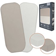 Lionelo Bamboo Sheet Off-White Beige 80 × 42cm - Cot sheet