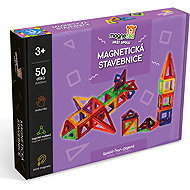 Magneted Magnetická stavebnice 50 ks - Building Set