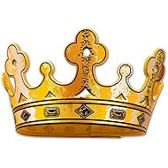 Liontouch Golden Royal crown - Costume Accessory