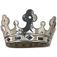 Liontouch Stříbrná koruna - Costume Accessory
