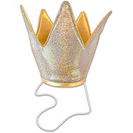 Liontouch Glittering Gold princess crown - Costume Accessory