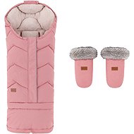 PETITE&MARS Hygge 4v1 Old Rose + Rukávník Fjora Old Rose - Stroller Footmuff