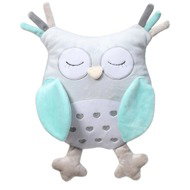 BabyOno Rattling plush owl Sofia mint - Soft Toy