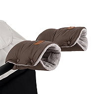 PETITE&MARS Rukávník / rukavice Jasie Dark Wallnut - Pushchair Gloves