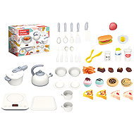 Sparkys Large Interactive Kitchen Set with Special Effects, 44 pieces - Toy Kitchen Utensils