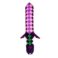 Fluffy Fighterz: Pixel light-up plush sword – costume accessory, pink - Sword