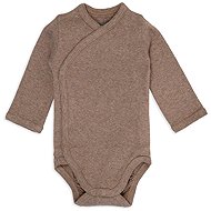 Lodger Long-sleeved Top, Melange Buffalo, size 68 - Bodysuit for Babies