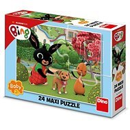 Dino Bing kutyussal - Puzzle