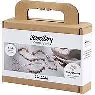 Creativ Company Mini výroba šperků z přírodního achátu - Jewellery Making Set