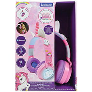 Lexibook 3D Unicorn Wireless Headphones with Light Effects and Volume Limiter - Wireless Headphones