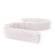Träumeland Mantinel Had do postýlky Twister Beige - Crib Bumper