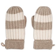 Lodger Stripe Merino Beige Gloves size 1 - 2 years - Baby Gloves
