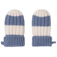 Lodger Rukavice Stripe Merino Stone vel. 0 - 12 měsíců - Baby Gloves