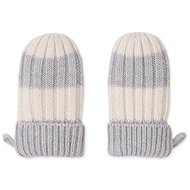 Lodger Stripe Merino Mittens Storm size 0 - 12 months - Baby Gloves
