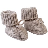 Lodger Merino Beige 0 - 6 měsíců - Baby Booties