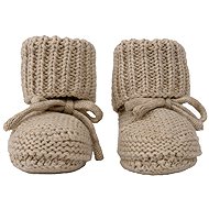 Lodger Slipper Knit Beige 0 - 6 měsíců - Baby Booties