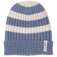 Lodger Hat Stripe Merino Stone 0–3 months - Baby Hats