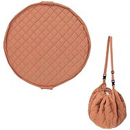 Play And GO Noomad soft Organic Tawny Brown play mat and toy bag - Play Mat