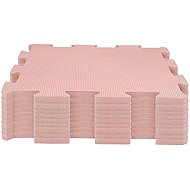 Nido Nido Foam Puzzle Play Mat 9pcs Taupe Pink - Play Mat