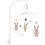 Jabadabado Bunny musical mobile, pink - Cot Mobile