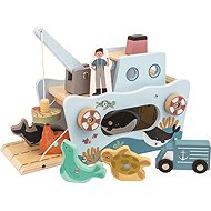 Dvěděti Magnetická hračka Rybářská loď - Fishing Game