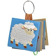 2Kids Toys Senzorické obrázky Zvířátka - Cloth Book