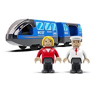 Dvěděti Elektrický městský vlak modrý - Train