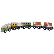 Dvěděti Dřevěný vláček 2 v 1 - Train