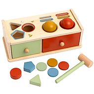 Dvěděti Zatloukačka a vkládačka Šuplíčky - Motor Skill Toy
